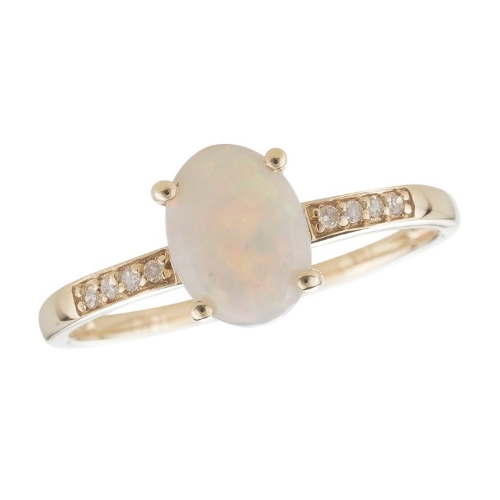 Opal & Diamond Ring | Harry Ritchie's