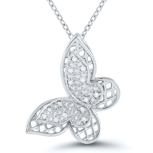 Blair Butterfly Pendant Necklace - j.hoffman's