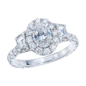 2 Carat Love Story® Oval Diamond Engagement Ring