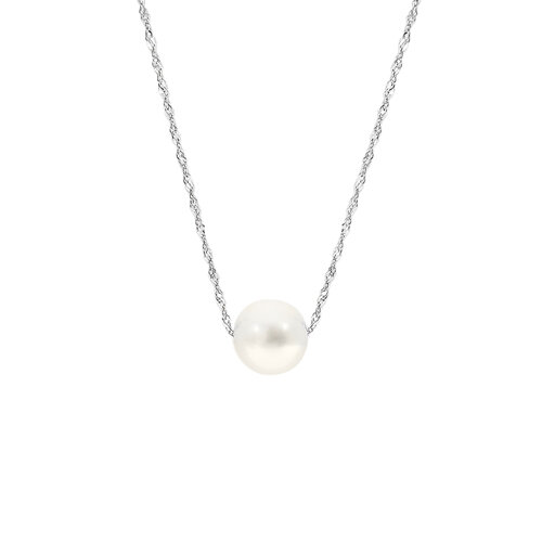 White Gold Pearl Pendant | Harry Ritchie's