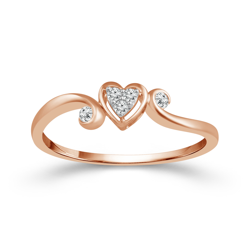 Heart Diamond Promise Ring | Harry Ritchie's