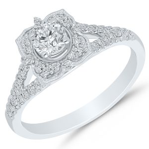 Love Story Diamond Engagement Ring