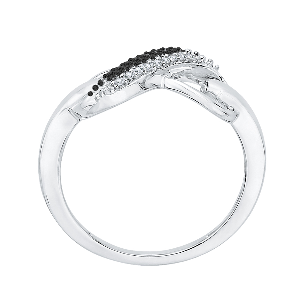 Stackable Diamond Waves Infinity Ring – Kingofjewelry.com