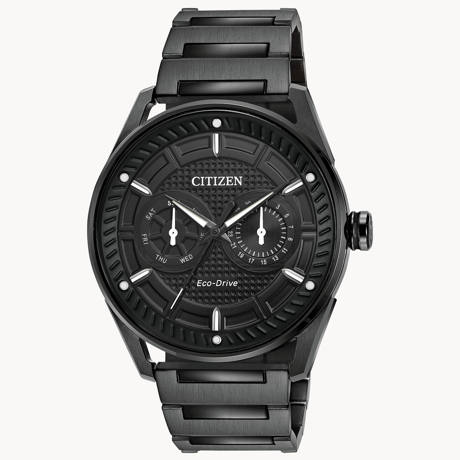 CITIZEN Eco Drive Black Dial Stainless Steel Men's Watch BL6067-54E, Fast  & Free US Shipping