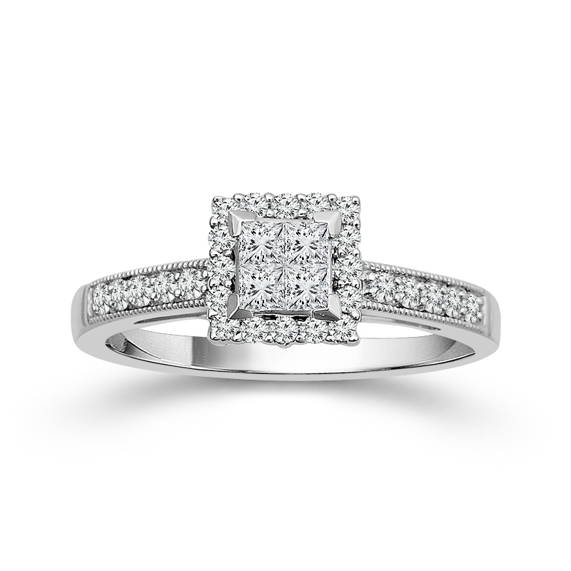 Beautiful Bride® White Gold Engagement Ring | Harry Ritchie's