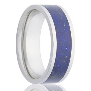 Bright Cobalt and Blue Lapis Stone band