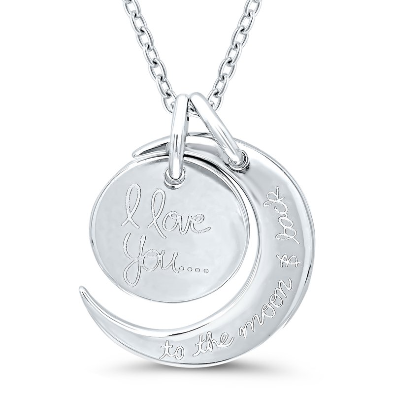 Sterling Silver Love You to the Moon and Back Star Set