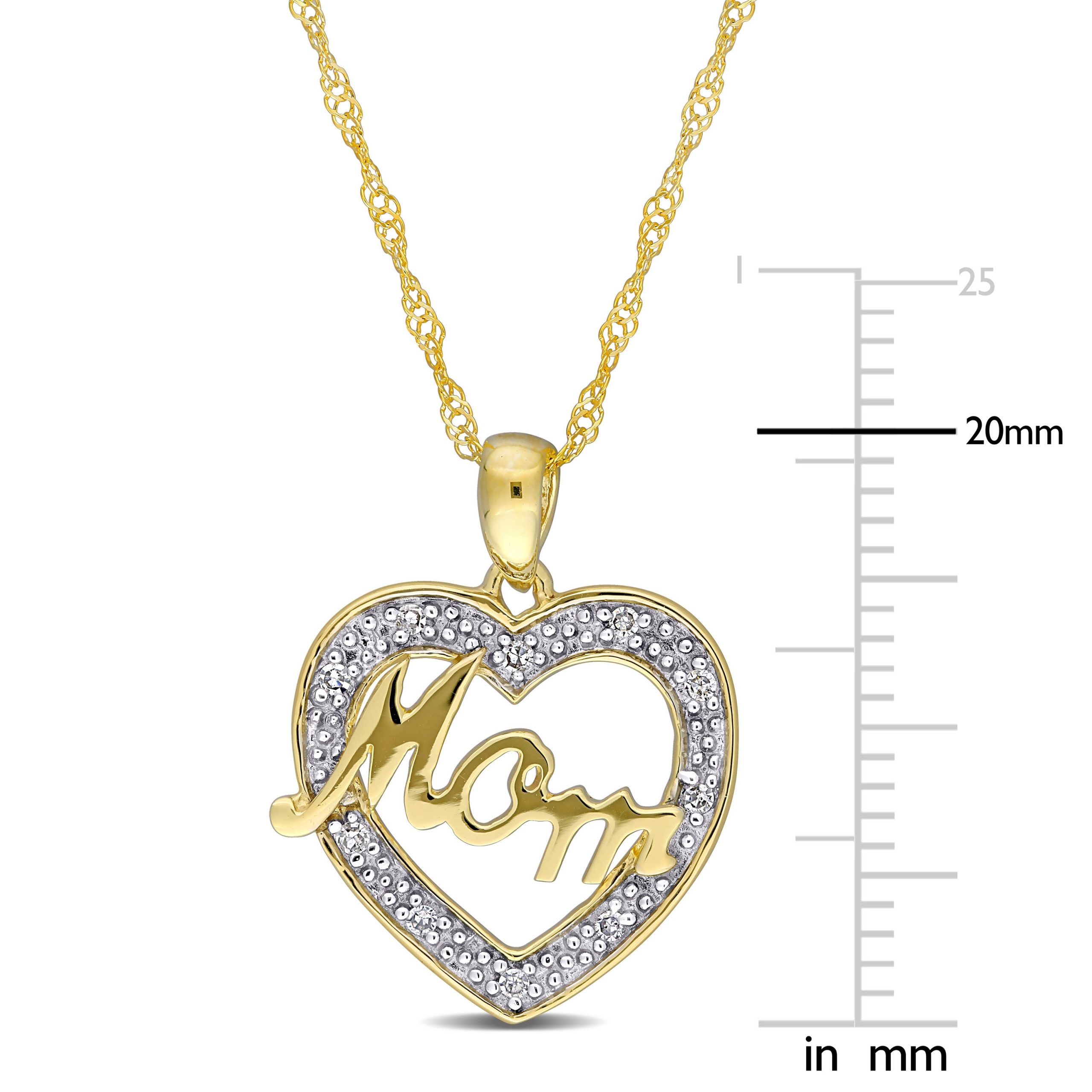 Mom and Heart Charm