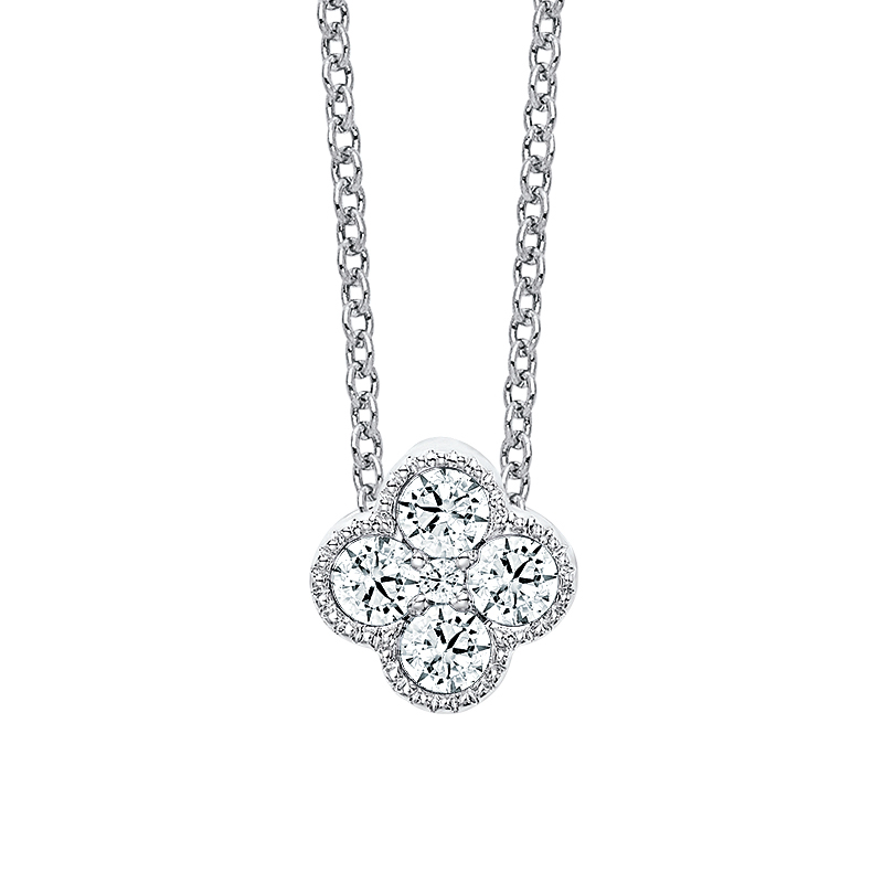 Vintage Lucky Four Leaf Clover Necklaces Charm Jewelry NCJSQ55 Stainless  Steel | Touchy Style