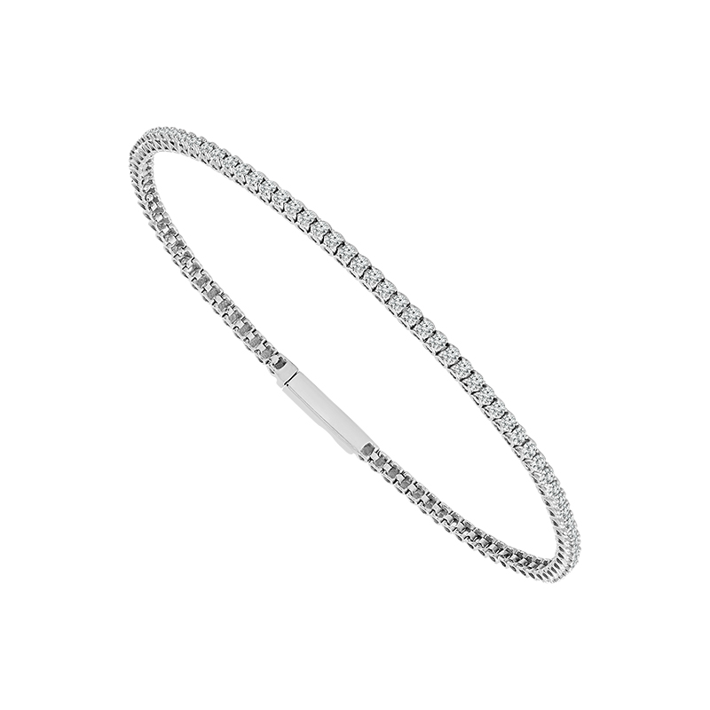 Moissanite X-Link Tennis Bracelet - Sterling Silver | BJ's Wholesale Club