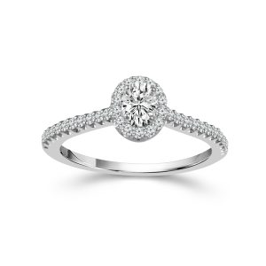 Love Story® Oval Diamond Engagement Ring