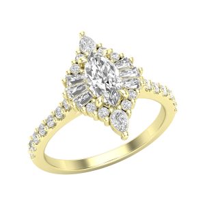 Love Story Marquise Diamond Ring