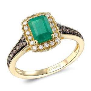 Le Vian® Emerald & Creme Brulee Diamond Ring